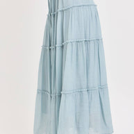 FLOWY TIERED MAXI SKIRT - La Dolce Vita Boutique