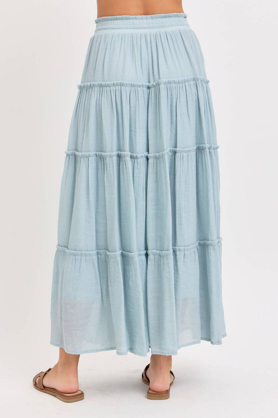 FLOWY TIERED MAXI SKIRT - La Dolce Vita Boutique