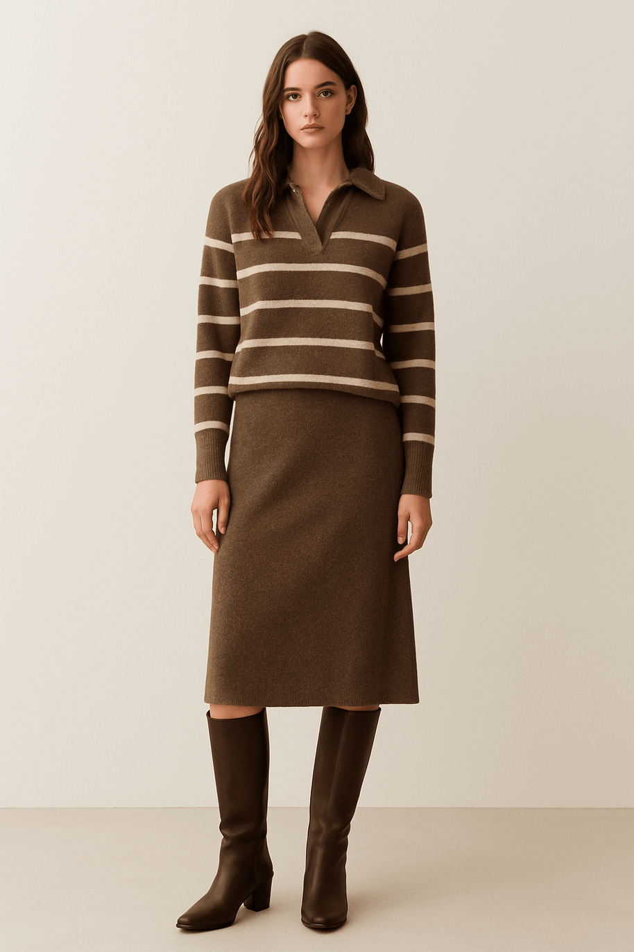 Long Sleeve V - Neck Sweater - La Dolce Vita Boutique