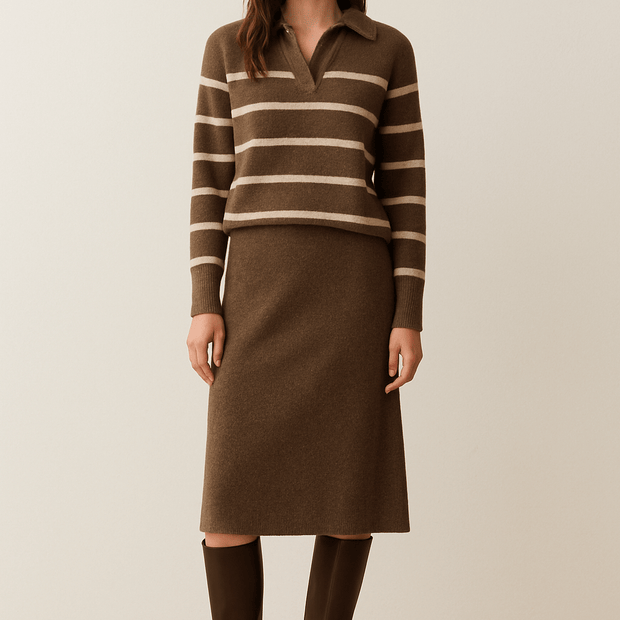 Long Sleeve V - Neck Sweater - La Dolce Vita Boutique