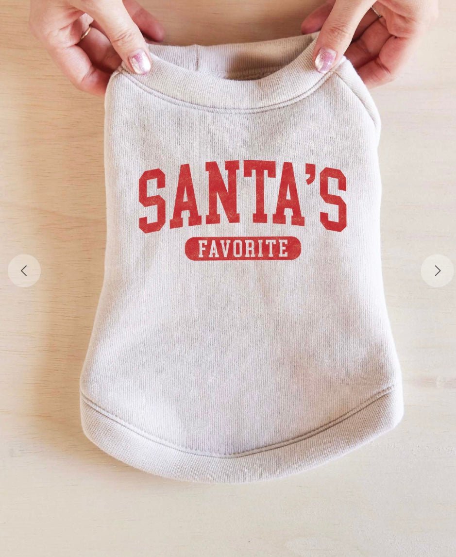 Santa’s Favorite Pet Sweatshirt - La Dolce Vita Boutique