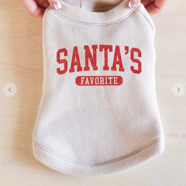 Santa’s Favorite Pet Sweatshirt - La Dolce Vita Boutique