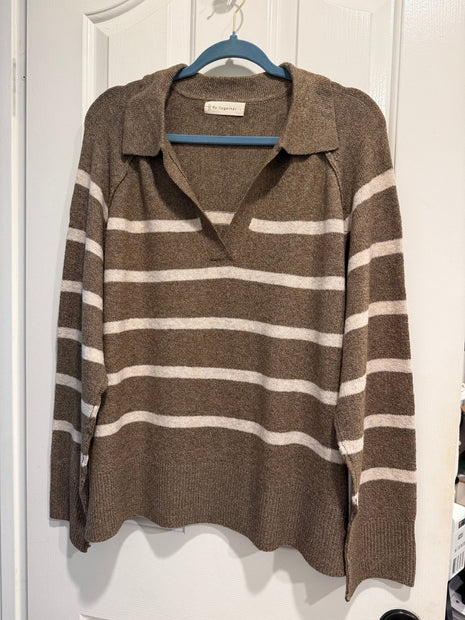 Long Sleeve V - Neck Sweater - La Dolce Vita Boutique