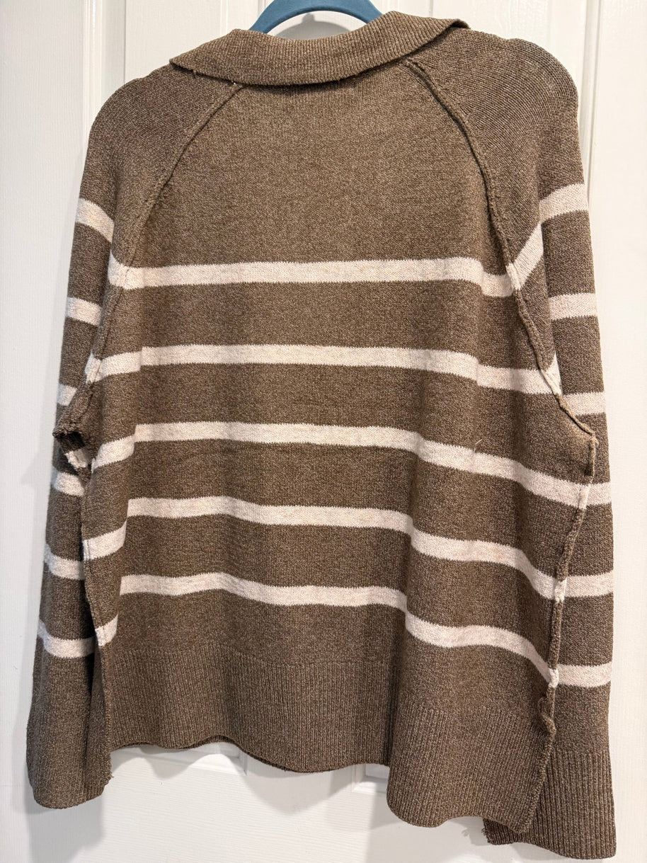 Long Sleeve V - Neck Sweater - La Dolce Vita Boutique