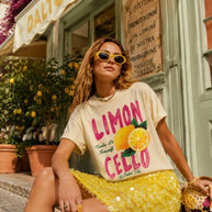 Limon Cello Short Sleeve Tee - La Dolce Vita Boutique