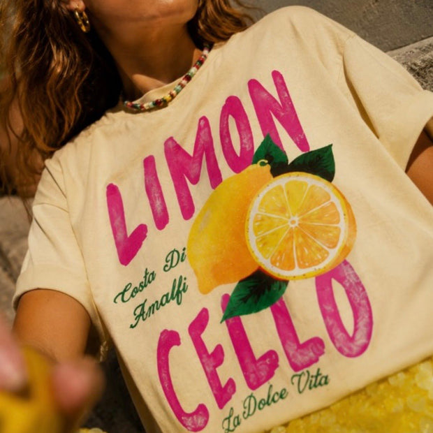 Limon Cello Short Sleeve Tee - La Dolce Vita Boutique