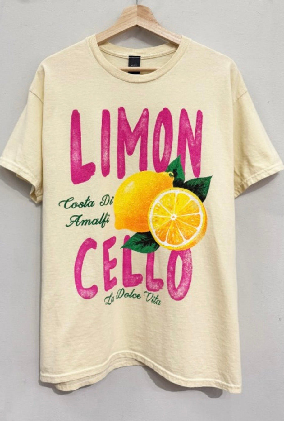 Limon Cello Short Sleeve Tee - La Dolce Vita Boutique