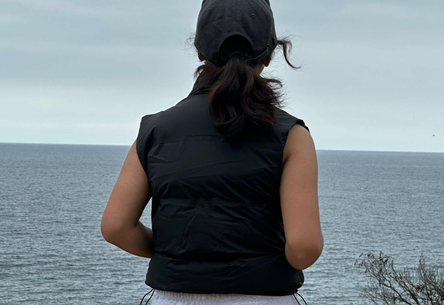 Lightweight Cropped Puffer Vest - La Dolce Vita Boutique
