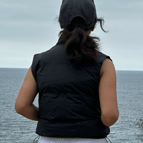 Lightweight Cropped Puffer Vest - La Dolce Vita Boutique