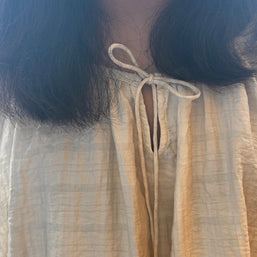 Boho Chic Natural Peasant Blouse with Balloon Sleeves - La Dolce Vita Boutique
