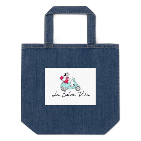 Denim Tote Bag - La Dolce Vita Boutique