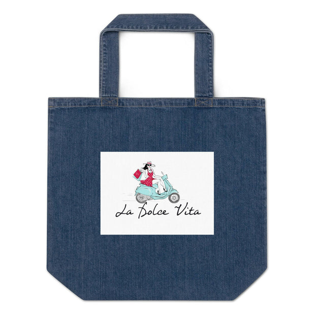 Denim Tote Bag - La Dolce Vita Boutique