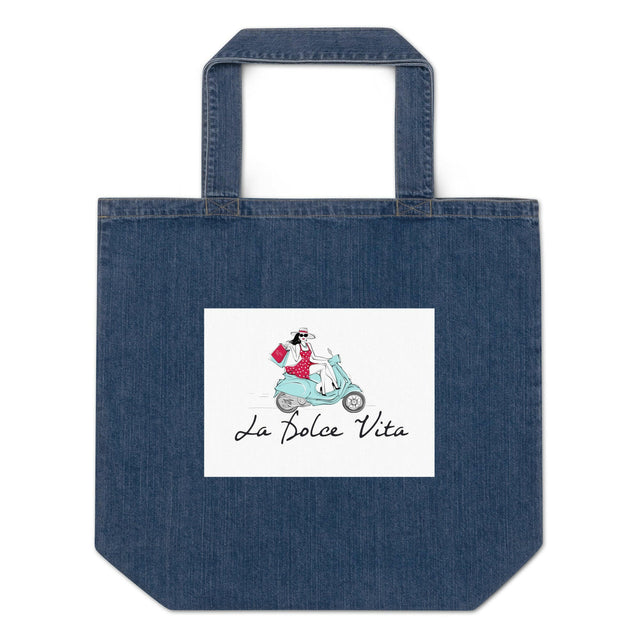 Denim Tote Bag - La Dolce Vita Boutique